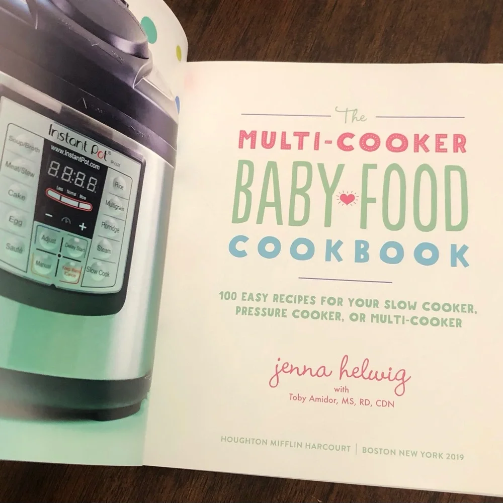 The multi Cooker Baby Food Cookbook. 223pgs